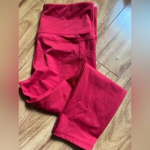 ZYIA Red Pocket Light n Tight Hi-Rise Capri